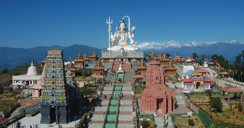 Namchi Char Dham religious complex in South Sikkim