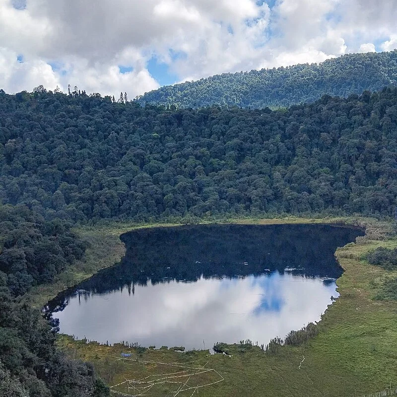 Khecheopalri Lake near Pelling, a sacred lake in West Sikkim