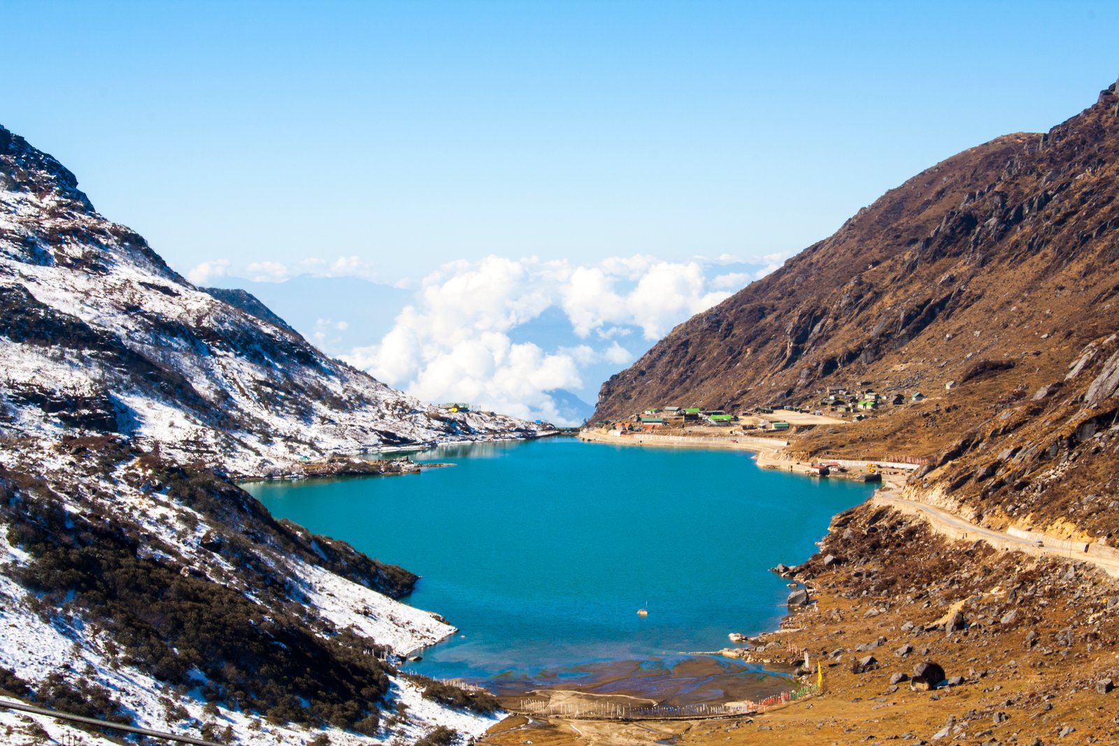 Tsomgo Lake panoramic